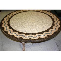 Inlaid Designed Coffee Table
