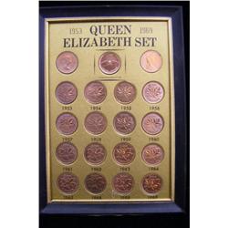 1953-1969 Queen Elizabeth Coin Set