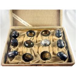 1900s Salt & Pepper Shaker Bowl Set