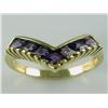 Image 1 : AAA Grade Princess Cut Brazilian Amethyst Band