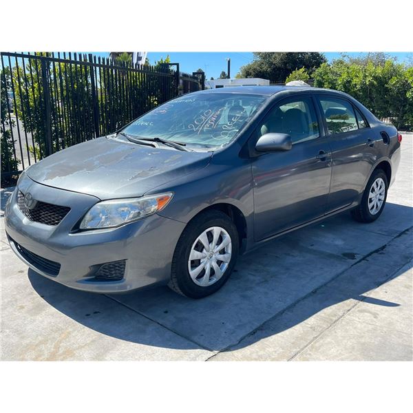 TOYT COROLLA 2010 SALV-CERT- DON