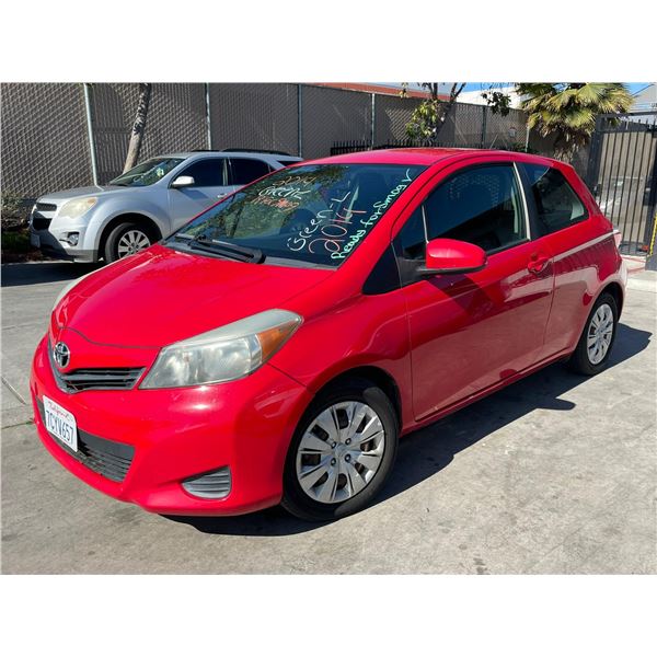 TOYT YARIS 2014 T-2 DAYS