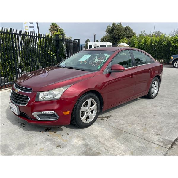 CHEV CRUZE 2016 T-SMOG -2 DAYS