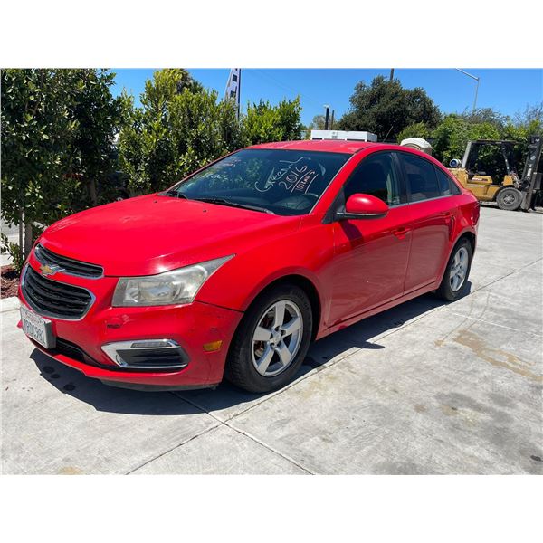 CHEV CRUZE 2016 T-REPO 2 DAYS