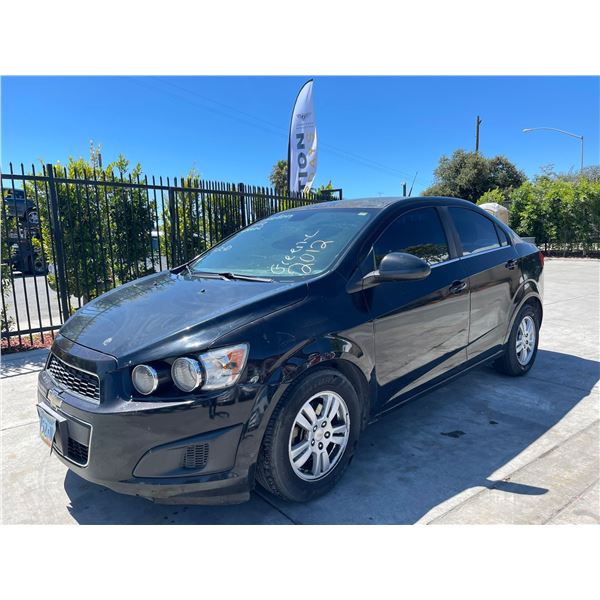 CHEV SONIC 2012 O/S TITLE-DON 2 DAYS