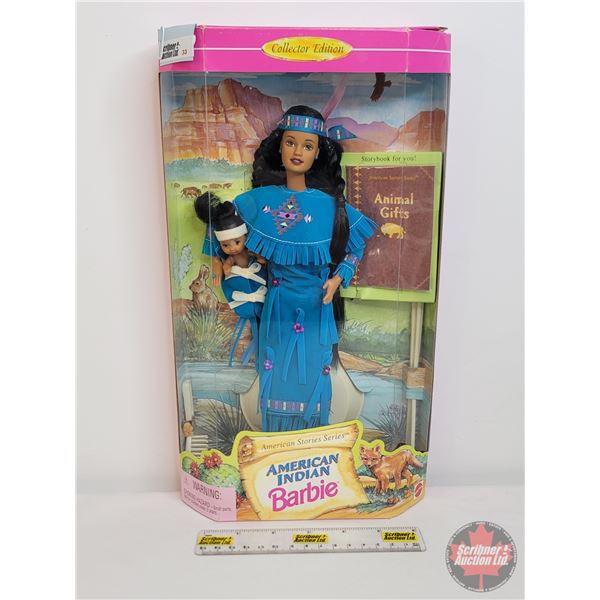 BARBIE : American Stories Series : American Indian : Collector Edition (1996) (#17313) (SEE PICS!)  