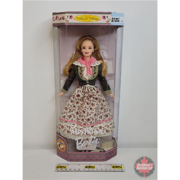BARBIE : Collector Edition : AUSTRIAN (1998) (#21553) (SEE PICS!)  (Listing & Descriptions are a GUI