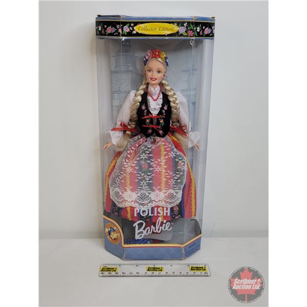 BARBIE : Collector Edition : Dolls of the World : POLISH (1997) (#18560) (SEE PICS!)  (Listing & Des
