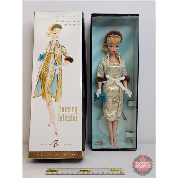BARBIE : Evening Splendor : Collectors' Request : Gold Label : 1959 Doll and Fashion Reproduction (2