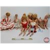 Image 1 : Variety Vintage Barbies (8) & Ken (Note: One Missing Head) (SEE PICS!)