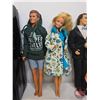 Image 2 : Vintage "Midge" Carry Case w/Two Barbies, Two Kens & Variety of Accessories & Home Made Clothing