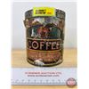 Image 2 : Chase & Sanborn SEAL BRAND Coffee Tin (Paper Label) (Bottom Embossed) (Label Torn) (5"H x 4-1/4"Dia)