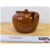 Image 7 : Medalta Potteries : CATELLI Stoneware Bean Pot w/Lid (5"H)