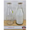 Image 8 : Milk Bottles (2): Northern Alberta Dairy Pool NADP & Union Milk Calgary (Both : 10-1/4"H)