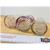 Image 8 : KIK COLA & KIK 5¢ : BOTTLES (3) - Clear (Red / White ACL) (9"H)