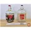 Image 1 : Coca-Cola Syrup Bottle Jugs (2) (Paper Label) (Both Measure Approx 12-1/2"H)