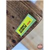 Image 7 : MAGIC BAKING POWDER Wood Crate with Lid (Paper Label) (12-1/4"H x 13"W x 19-3/4"D)