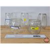 Image 1 : Clear Lamp Globes (5 ~ Variety) (Barn Style & Coleman) (Tallest Measures: 7"H)