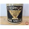 Image 3 : Stoneware Shoulder Crock Jug : Paper Label "STEPHENS' PURE SHALLAC" (10"H)