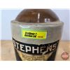 Image 9 : Stoneware Shoulder Crock Jug : Paper Label "STEPHENS' PURE SHALLAC" (10"H)