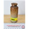 Image 1 : Stoneware Ink Bottle (Measures: 4"H x 1-1/4"Dia) (Consignor Note: Inkwell 1899)