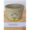 Image 1 : Butter Crock : ALBERTA POTTERIES Redcliff (3 LB) (Measures: 4-1/4"H x 5-3/4" Dia)