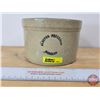 Image 2 : Butter Crock : ALBERTA POTTERIES Redcliff (3 LB) (Measures: 4-1/4"H x 5-3/4" Dia)