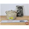 Image 1 : Collector Combo: Medalta Stoneware Bean Pot w/Lid & Medalta Potteries Booklet 1912-1954