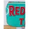Image 2 : Single Side Tin Sign : RED ROSE TEA (Embossed) (15"H x 25"W)