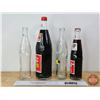 Image 3 : Coca-Cola Bottles (4) (Variety) (Note: 2 Full) (Tallest Measures: 11-1/2"H)