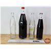 Image 4 : Coca-Cola Bottles (4) (Variety) (Note: 2 Full) (Tallest Measures: 11-1/2"H)