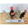 Image 6 : Coca-Cola Bottles (4) (Variety) (Note: 2 Full) (Tallest Measures: 11-1/2"H)