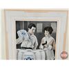 Image 2 : Framed Vintage 1936 Ad Promo Calendar "Krause Milling Co." (Complete) (Frame Measures: 16-3/4"H x 12