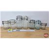 Image 1 : Jars w/Lids (7) (Variety) (Tallest Measures: 8-1/4"H)