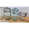Image 2 : Jars w/Lids (7) (Variety) (Tallest Measures: 8-1/4"H)