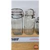 Image 3 : Jars w/Lids (7) (Variety) (Tallest Measures: 8-1/4"H)
