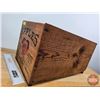 Image 1 : APPLES Wood Crate (10-1/2"H x 12"W x 19-1/2"D)