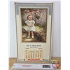 Image 1 : 1945 Vintage Advertising Calendar (Complete) (17-1/4" x 10-1/4")