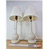 Image 3 : Alacite by Aladdin : Candlestick Electric Table Lamps (2) (Measures w/Shades: 19-1/2"H)