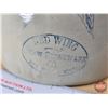 Image 8 : 2 Gallon Red Wing Union Stoneware Crock : Birch Leaves  (10"H x 9-3/4"Dia)