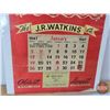 Image 3 : 1947 Vintage Advertising Calendar : The J.R. Watkins Co. (Complete) (Protected/Wrapped with Backboar