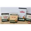 Image 2 : NABOB Spice Tins (7) (Cinnamon Tin Tallest : 4-1/4"H)