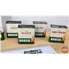Image 3 : NABOB Spice Tins (7) (Cinnamon Tin Tallest : 4-1/4"H)