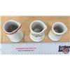 Image 3 : Creamers (3) (Variety "England") (Tallest Measures: 3"H)
