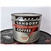 Image 8 : Coffee Tins (Variety) (6) (Butter-Nut Measures: 3-1/2"H x 5"Dia)