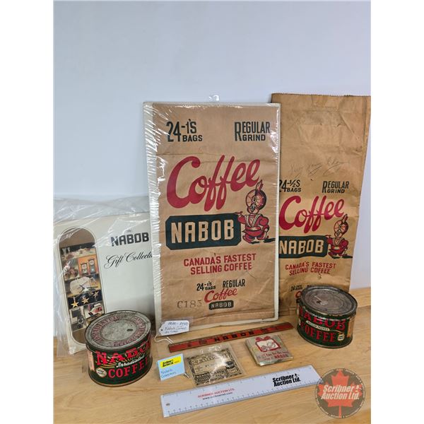 NABOB Collector Combo (Variety Items) (8) (Bags; Tins; Ruler; Gift Collection Catalog; Certificate; 