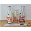 Image 1 : Milk Bottles (3) (Variety) (Clear & ACL) (Tallest Measures: 10"H)