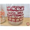 Image 8 : Milk Bottles (3) (Variety) (Clear & ACL) (Tallest Measures: 10"H)