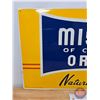 Image 2 : Single Side Embossed Sign : MISSION ORANGE (11-1/2"H x 29-1/4"W)