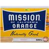 Image 3 : Single Side Embossed Sign : MISSION ORANGE (11-1/2"H x 29-1/4"W)